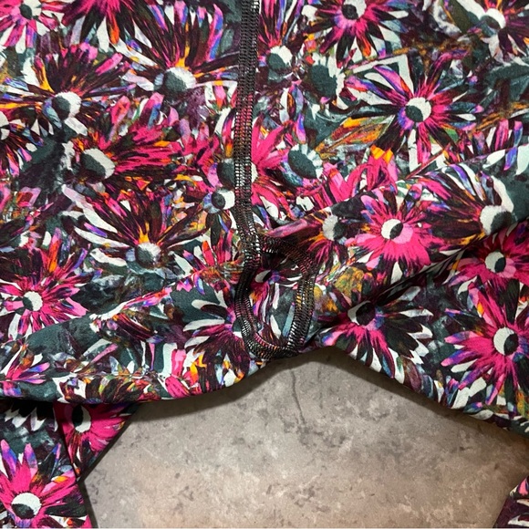 Lululemon Swift Speed High-Rise Crop Leggings in Floral Electric Multi | Sz 4 - Picture 8 of 13